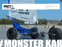 Tablet Screenshot of drift-sailing.com